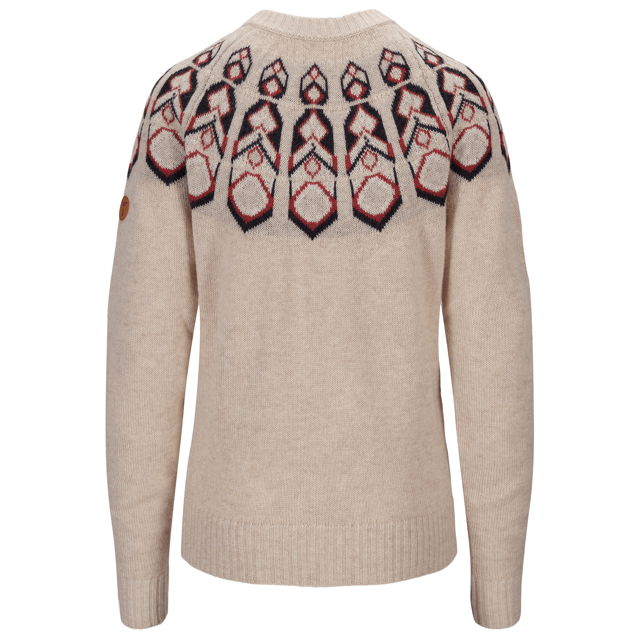 Tufte W Robin Pattern Sweater - Mellomlag