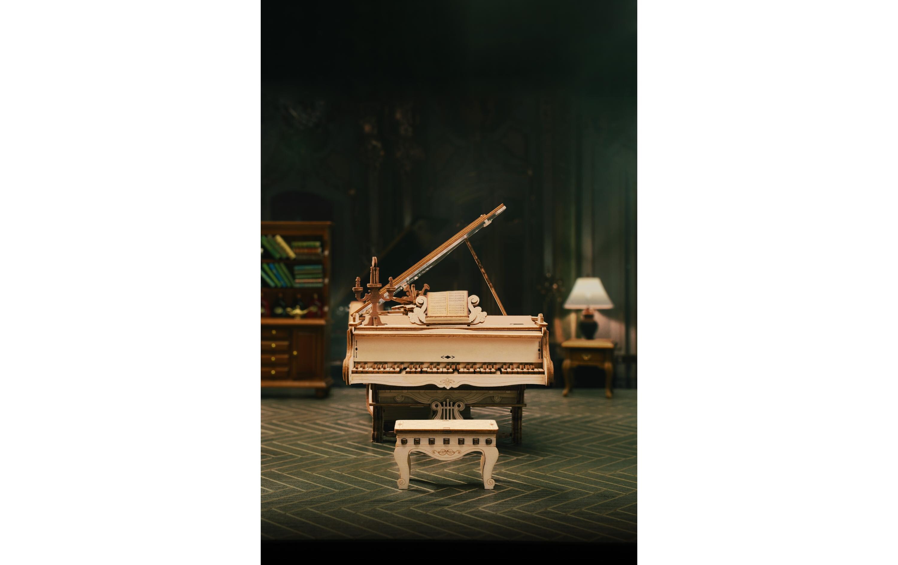 Bausatz Magic piano 223-teilig3D-Puzzle aus lasergeschnittenen Holzteilen