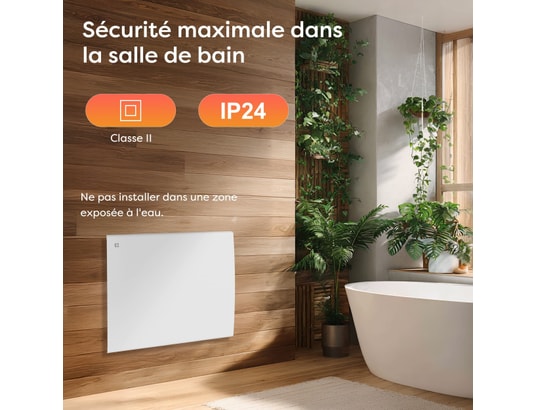 CIARRA - Radiateur inertie Radiateur électrique à inertie céramique 1000w cdht10e