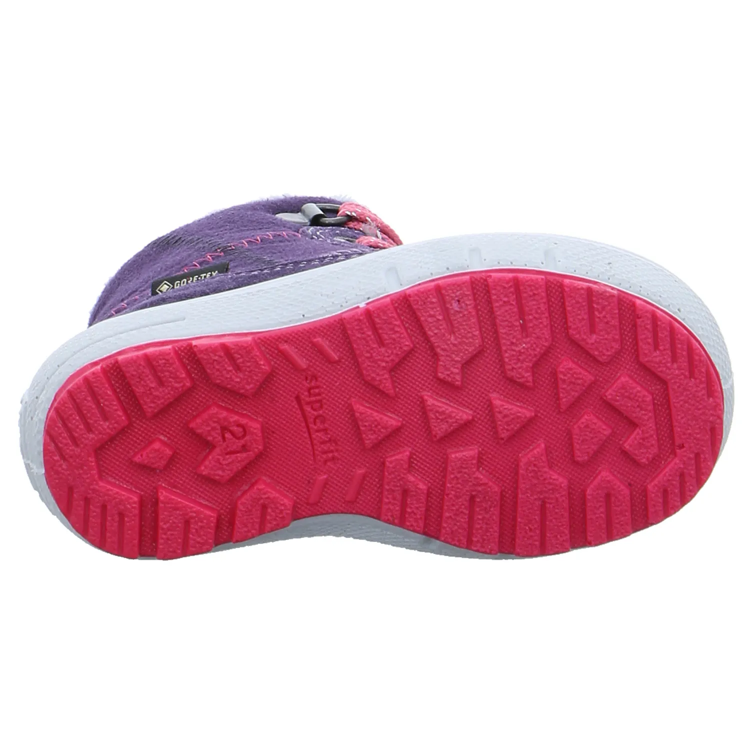 SUPERFIT Kleinkinder-Winter-Bottine Dunkelrot Textil  Baby-Boot