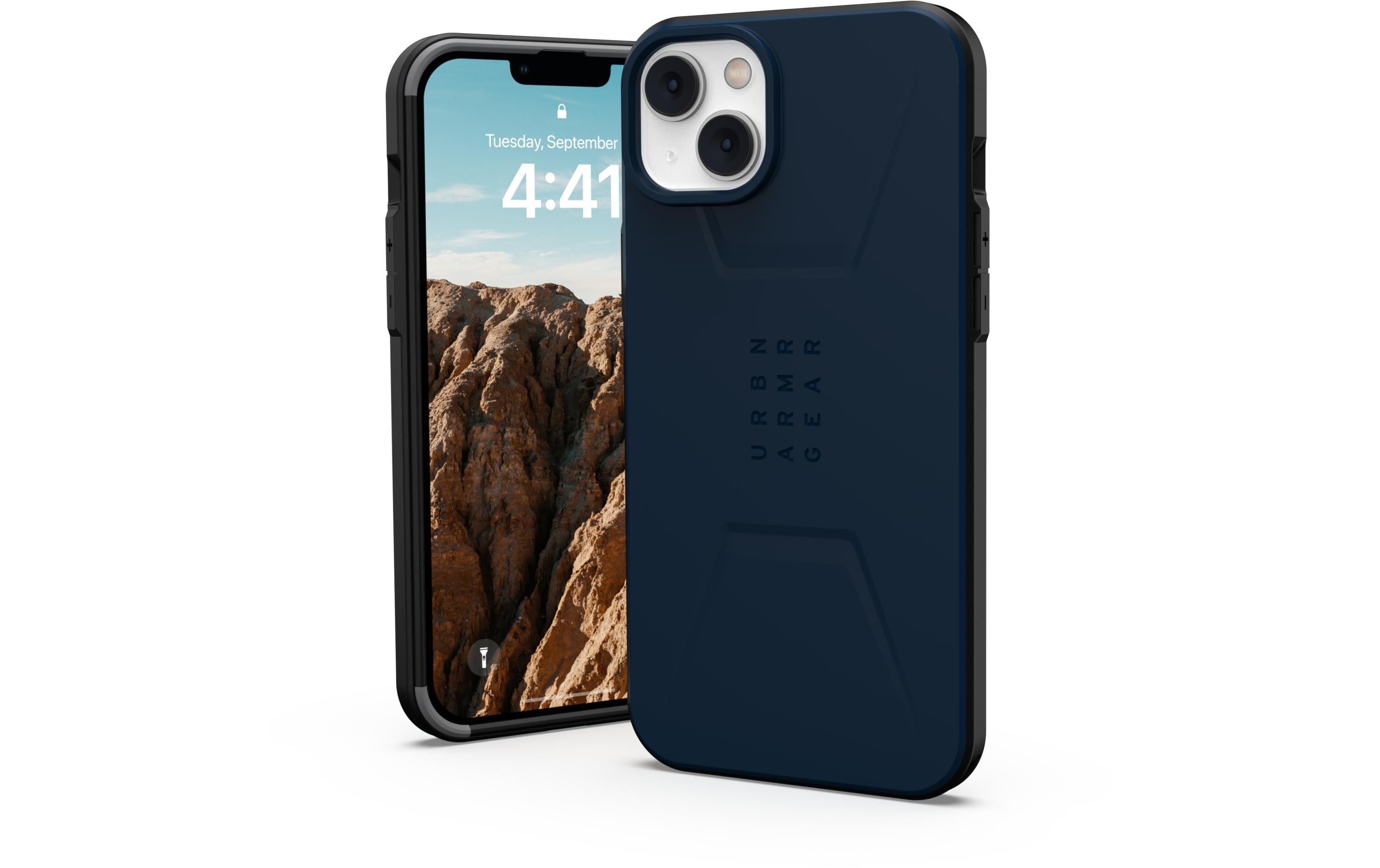 Back Cover Civilian Case iPhone 14 Plus Mallard BlauSchutzhülle für das Apple iPhone 14 Plus