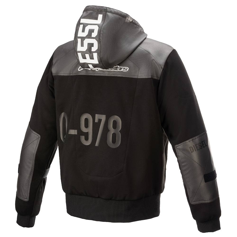 Alpinestars x Diesel - Veste à capuche Shotaro Noir / Gris