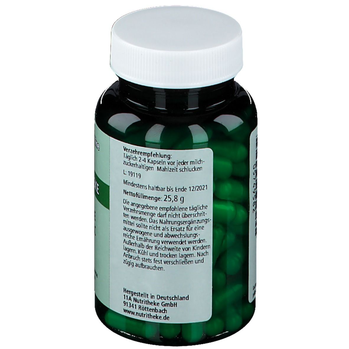 green line NUTRITHEKE Lactase 4000 FCC