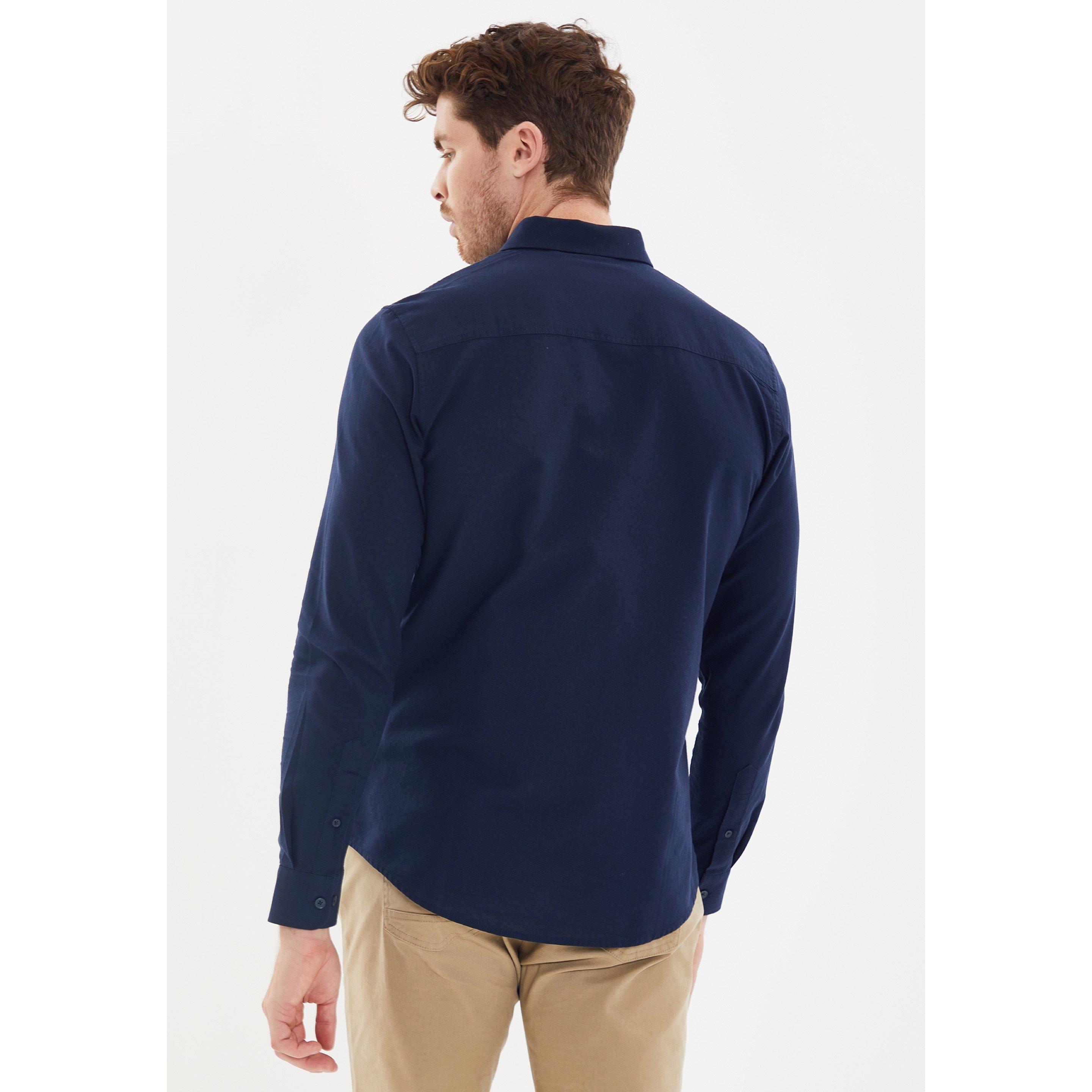Threadbare TB 2 Pack Beaconsfield Long Sleeve Shirt Mens