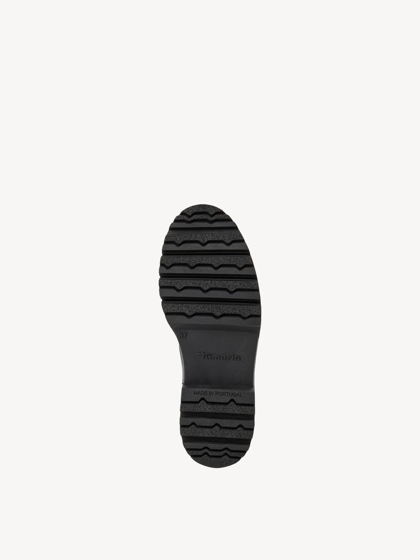 Leren Chelseaboot - zwart
