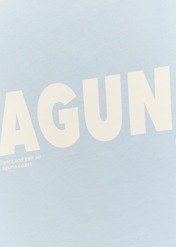Laguna t-shirt lichtblauw