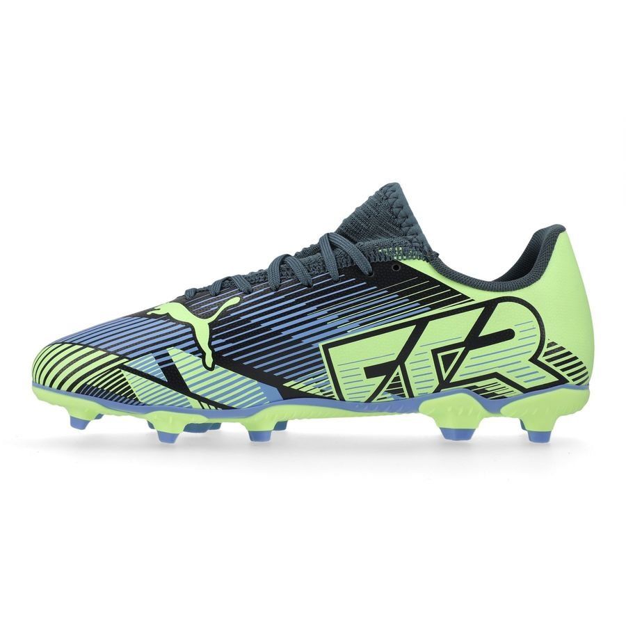 PUMA Future 7 Play FG/AG Lights Out - Gray Skies/Violet/Fizzy Apple/Blanc Enfant