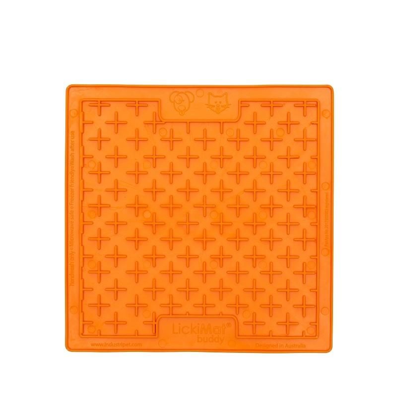 Buddy Schleckmatte Orange - Größe L - LickiMat