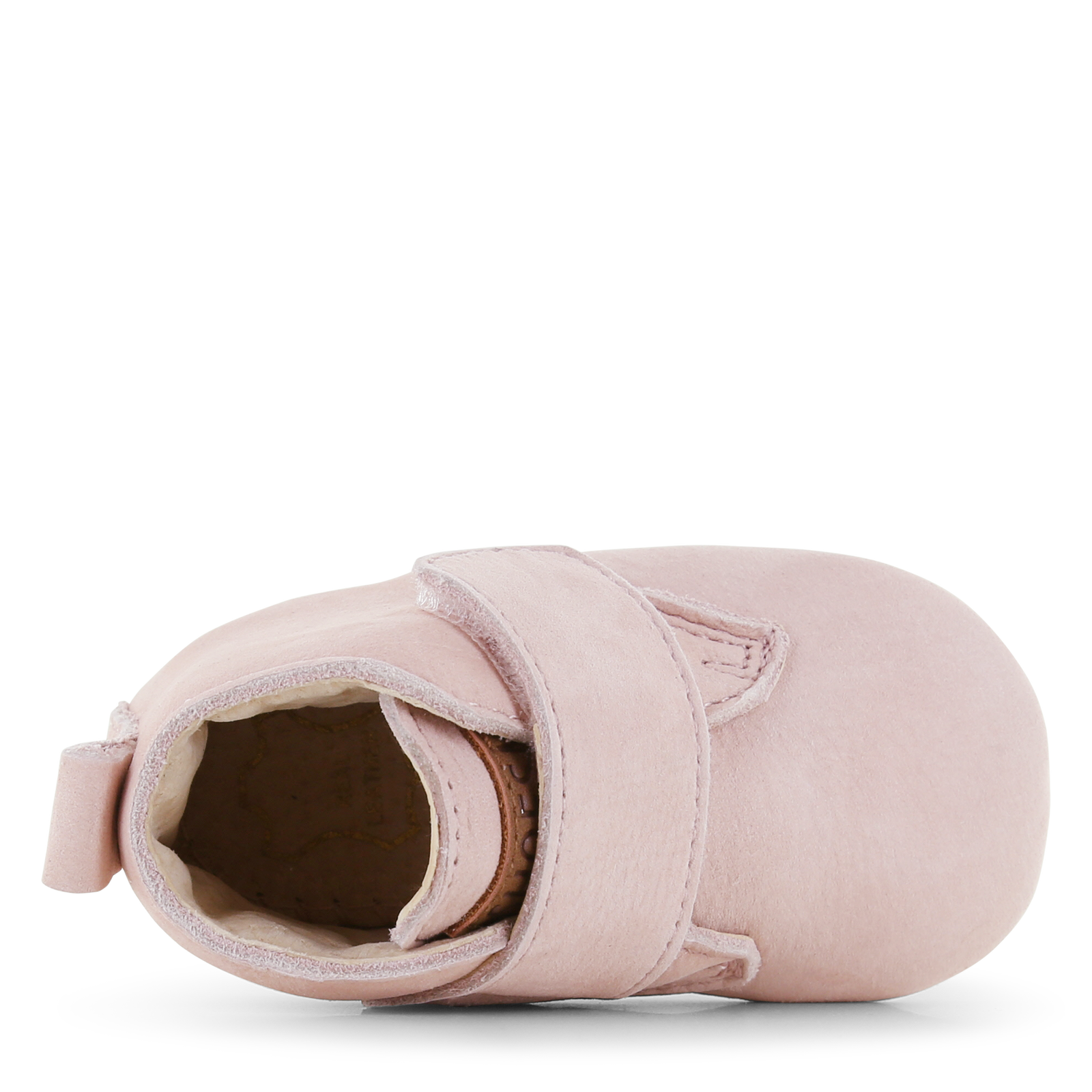 Shoesme Newborn roze slofje klittenband  | Meisjes schoenen