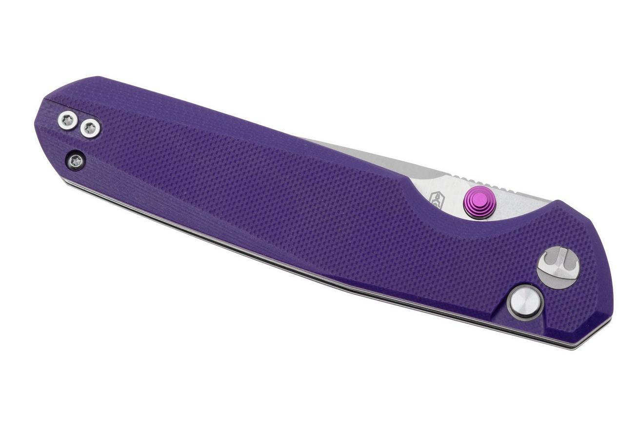 Bestechman Velix BMK07C 14C28N, Purple G10 zakmes, Ostap Hel design