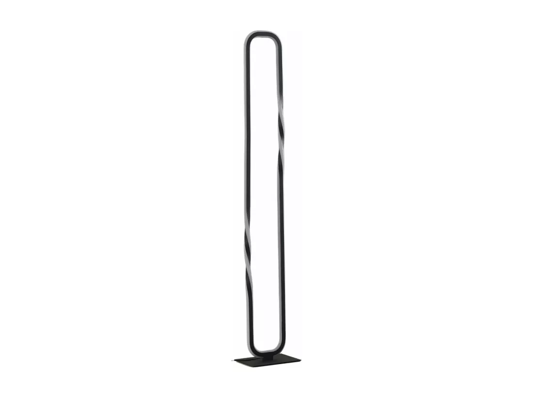 Lampadaire design rectangle noir LED dimmable - Powell
