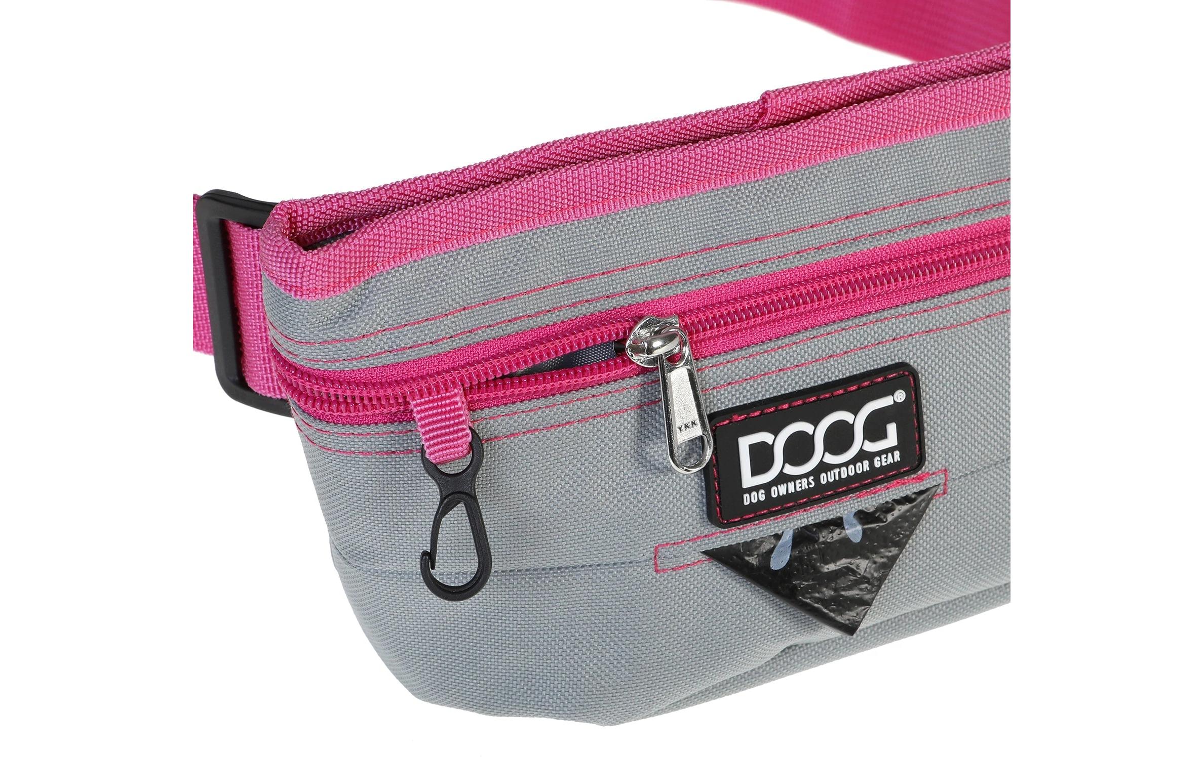 Treat Pouch L Grau / PinkHochwertiger Leckerlibeutel mit herausnehmbarem Innenfutter
