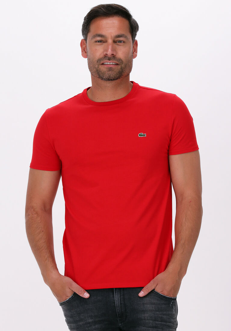 LACOSTE rode lacoste t-shirt 1ht1 men's tee-shirt 1121
