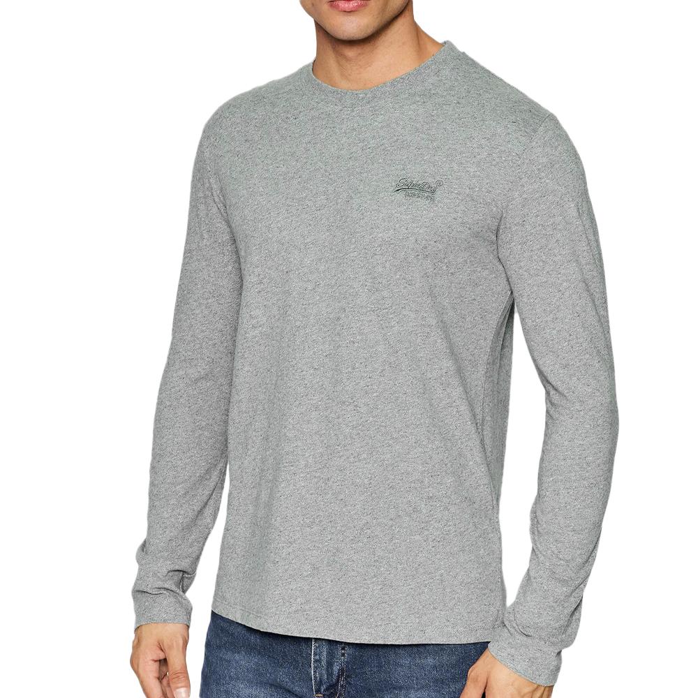 Superdry T-shirt Manches Longues Gris Homme Superdry 02A