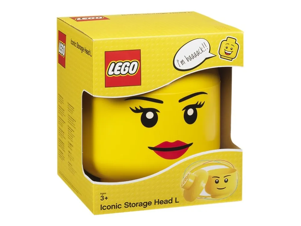 LEGO Storage Head L Girl - Opbevaringsboks