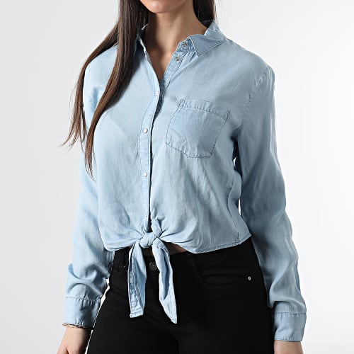 Chemise Manches Longues Femme Jasper Bleu Wash