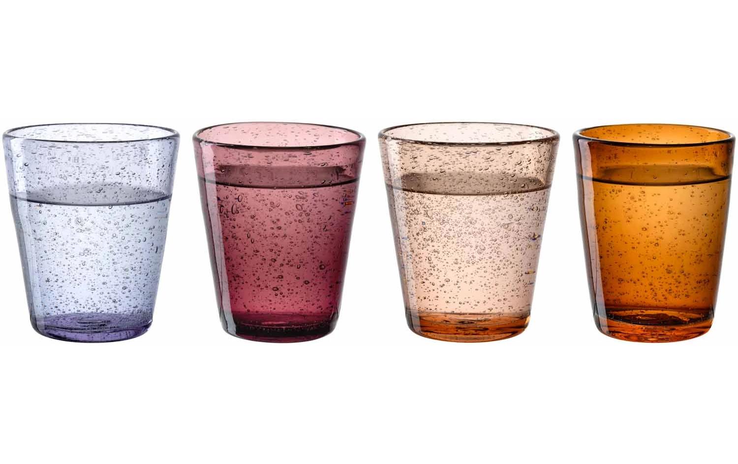 Trinkglas Burano 330 ml, 4 Stück, MehrfarbigFarbig sortierte Trinkbecher