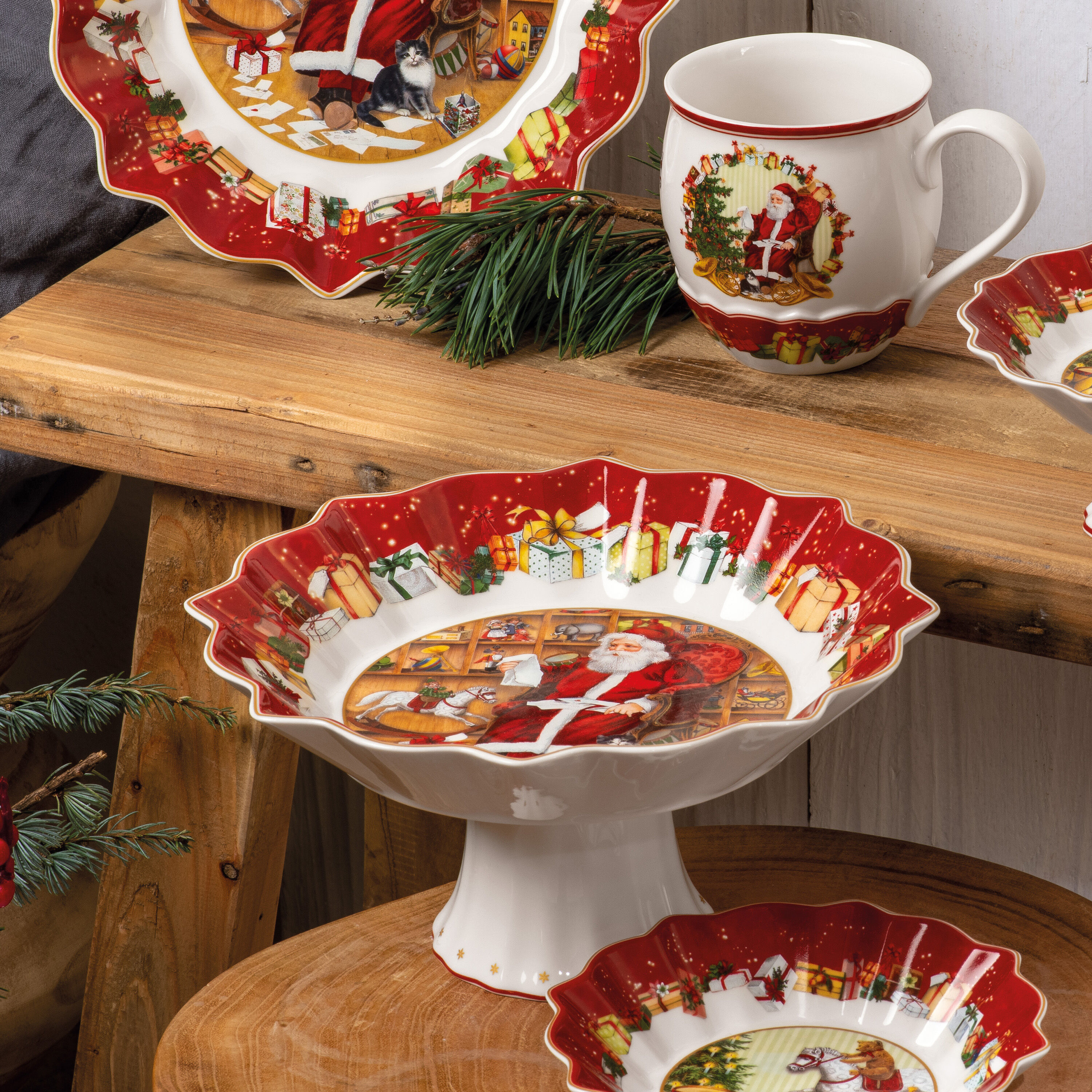 Toy's Fantasy Candy dish Multi-colored, 12.9 oz, Premium Porcelain