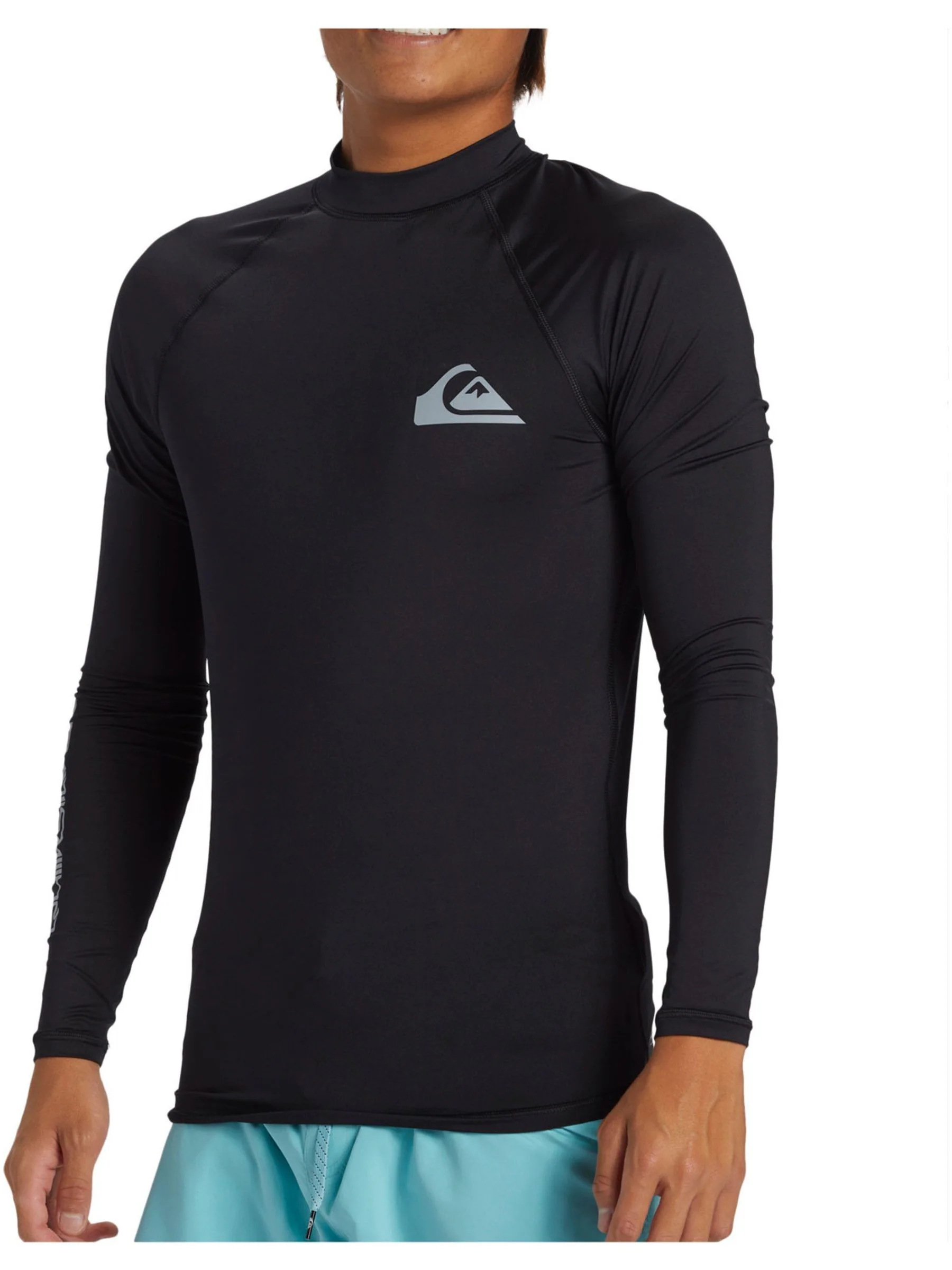 Zwart - Quiksilver surfhemdje met lange mouwen