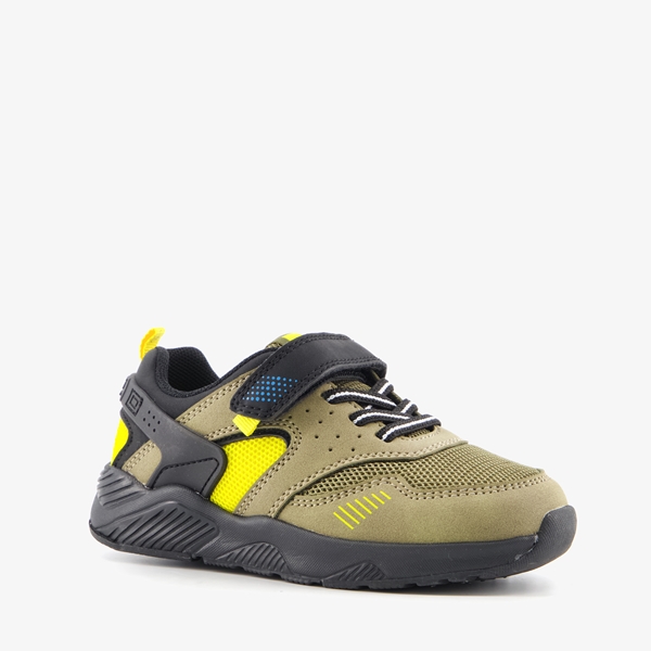 Blue Box jongens sneakers groen/gele details