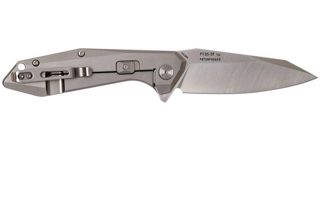 Ruike P135-SF zakmes, Stonewashed finish