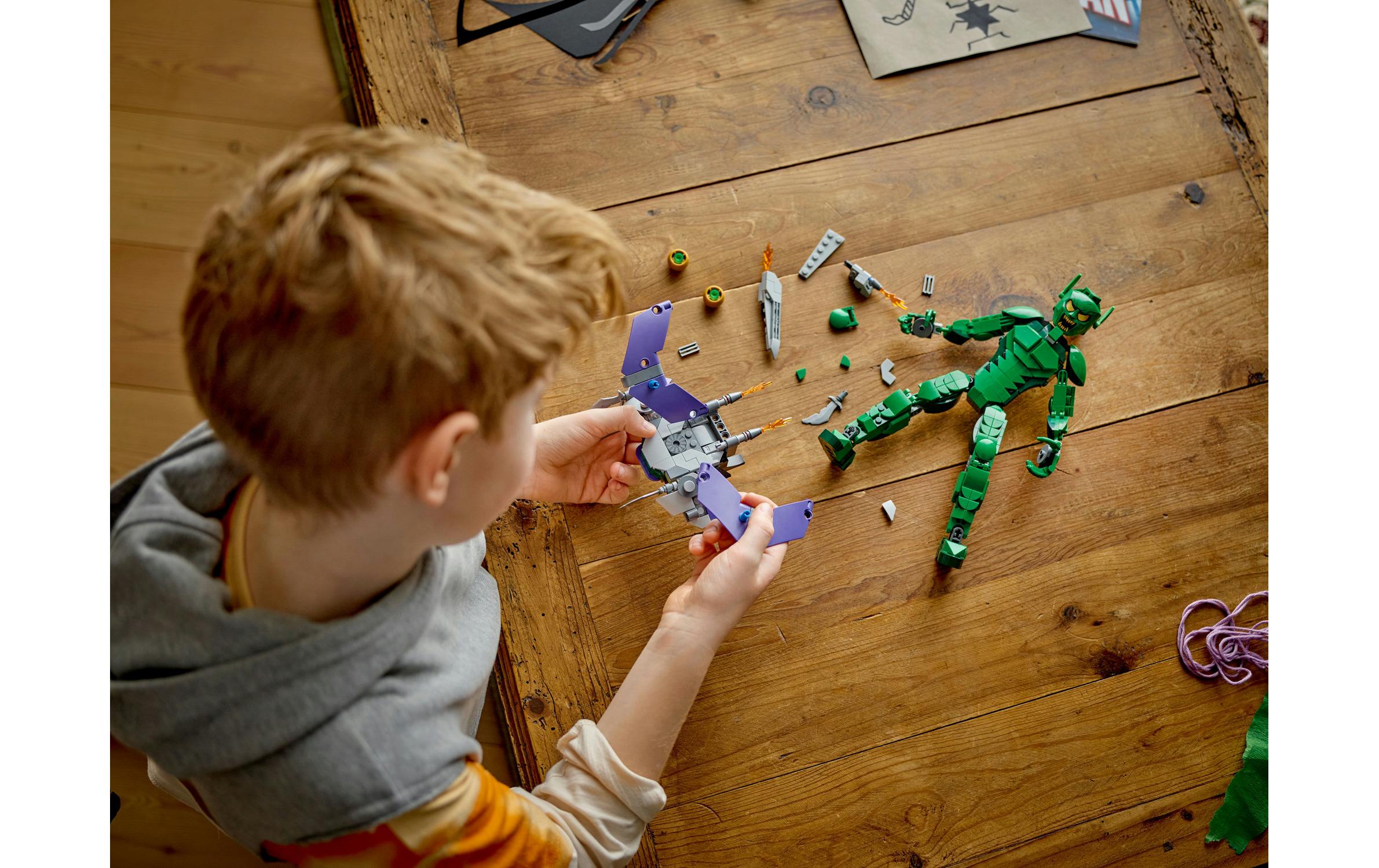 Marvel Green Goblin Baufigur 76284Bewegliches Superschurken-Bauspielzeug