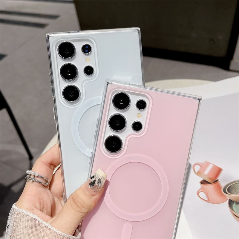 Jaguara - Effen magnetische (compatibel met MagSafe) telefoonhoesje / bandje / set - Samsung