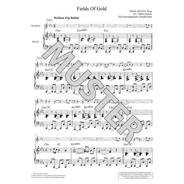 Schott Classic Pop Ballads A-Sax