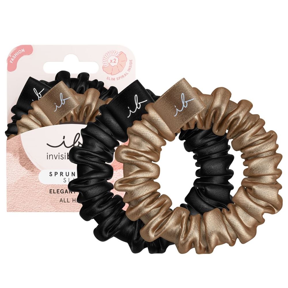 Invisibobble Haarbinder Slim Sprunchie True Golden 2 Stk