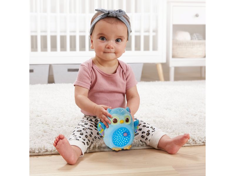 Vtech Beschäftigungsspielzeug Leuchtende Plüscheule -DE- Plüschige Beruhigungshilfe mit Nachtlicht