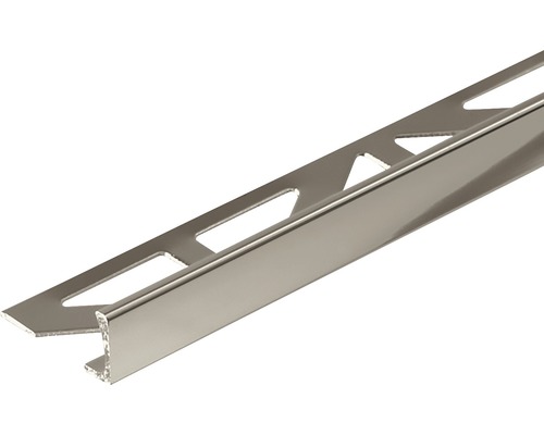 Dural Durosol 10 mm hoekafsluitprofiel, lengte 250 cm, aluminium titanium, hoogglans