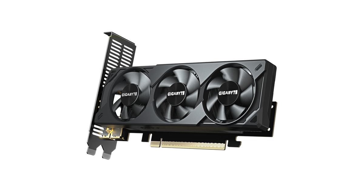 GIGABYTEGeForce RTX 5050 OC Low Profile 8G grafische kaart  (2x DisplayPort, 2x HDMI 2.1, DLSS 4)