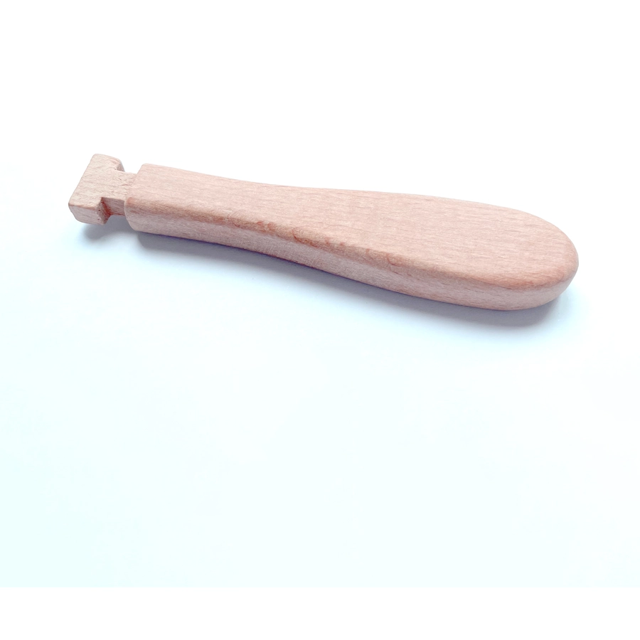 babyJem Löffel aus Silikon mit Holzgriff, pink