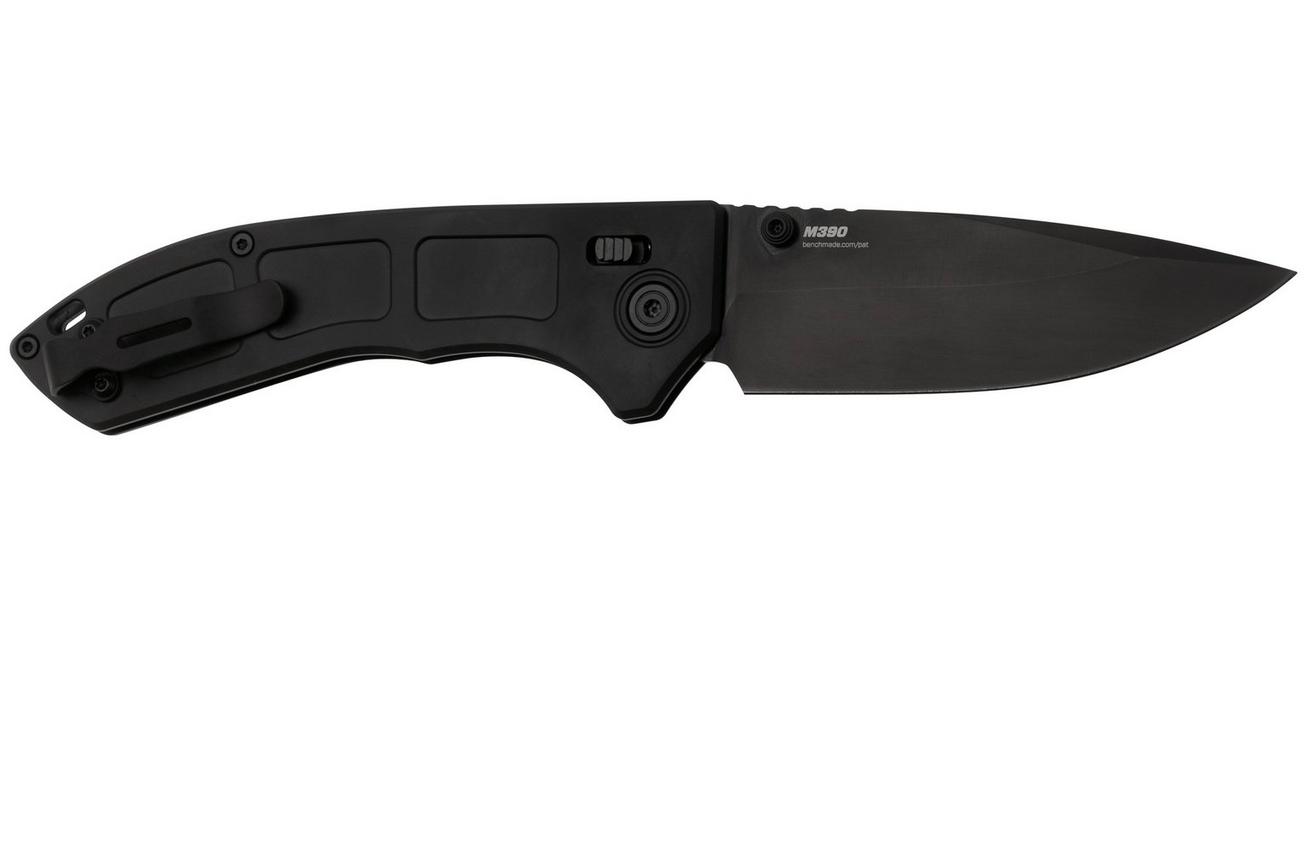 Benchmade Narrows 748BK-01, Black DLC M390, Black Titanium, zakmes