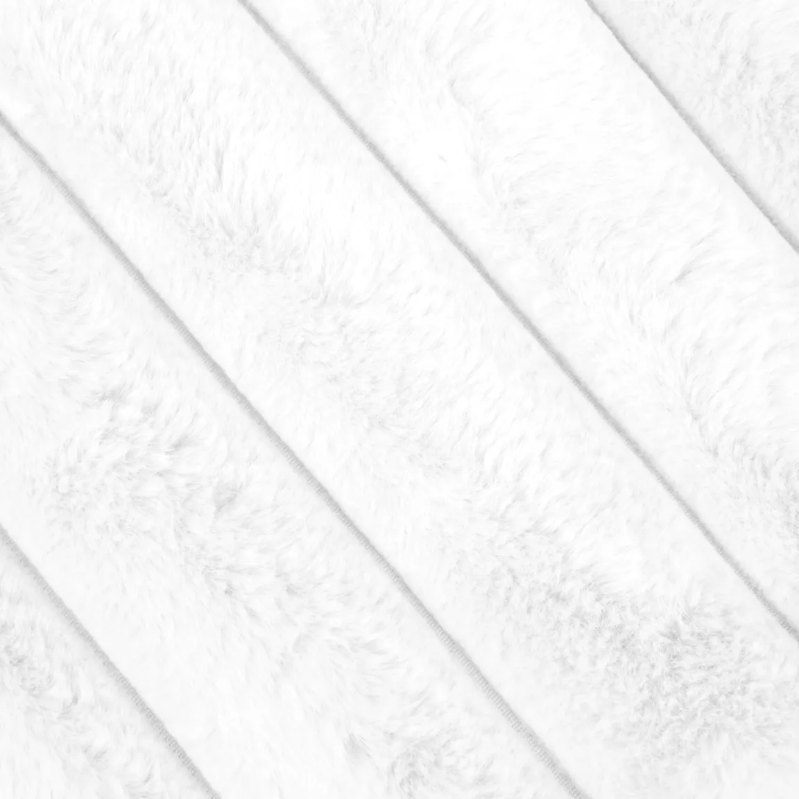 Plaid fausse fourrure (130 x 160 cm) Polary Blanc