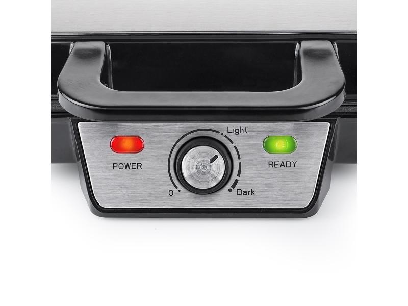 Tristar Waffeleisen WF-2195 Edelstahl-Waffeleisen