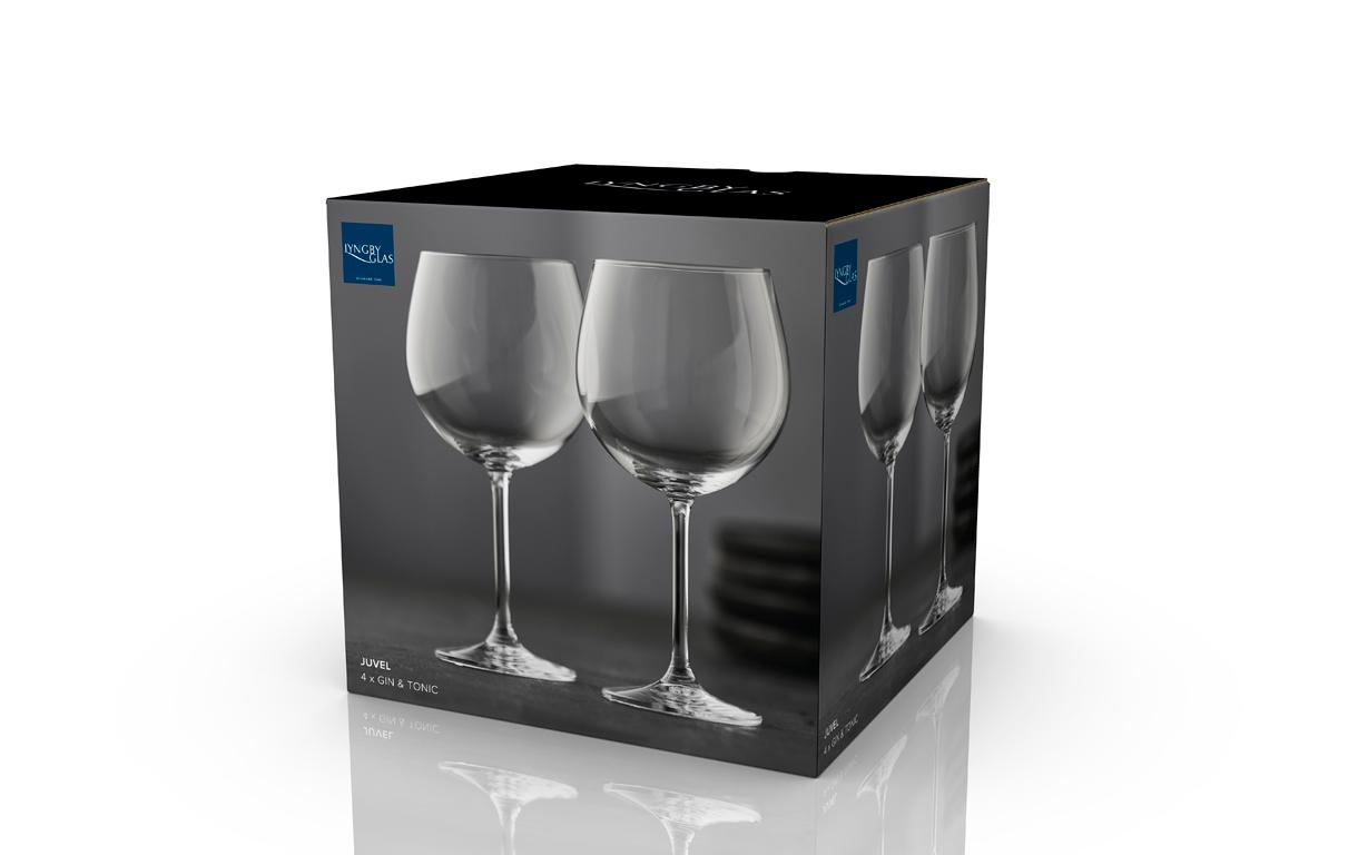 Gin Glas Juvel 4 Stück, 57 clGin und Tonic-Glas in klassisch schlichter Form