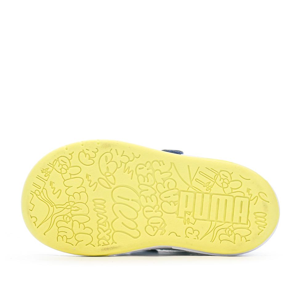 Puma Baskets Marine/Jaune Garçon Puma Multiflex