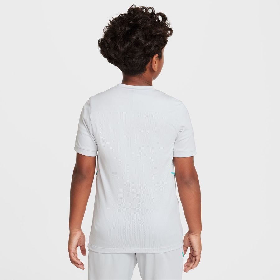 Nike T-shirt d'Entraînement Dri-FIT Academy 25 Erling Haaland Personal Edition - Blanc/Turquoise Enfant