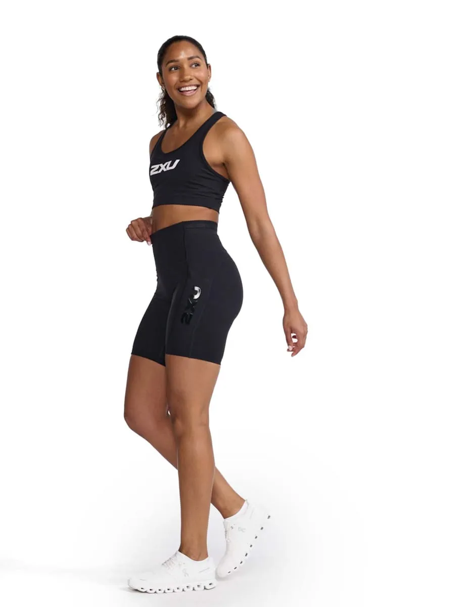 2XU Form Stash Hi-Rise Bike Short Black/Black