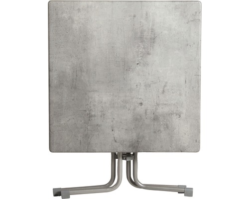 Acamp Piazza tuintafel 70x70x72 cm zilver