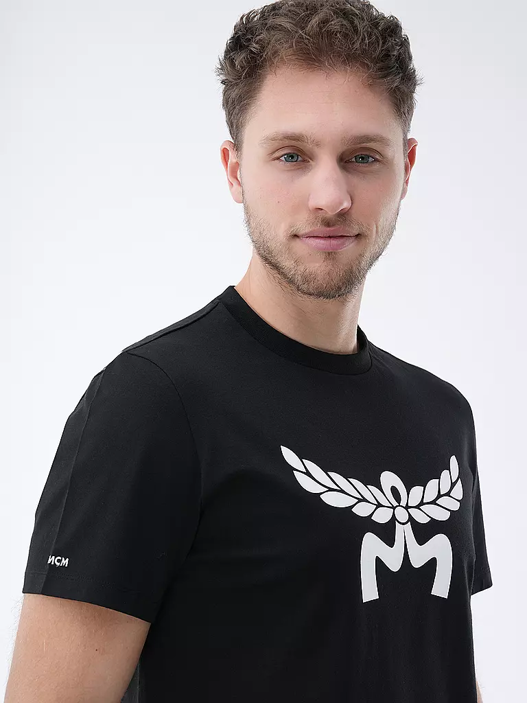 MCM T-Shirt  schwarz