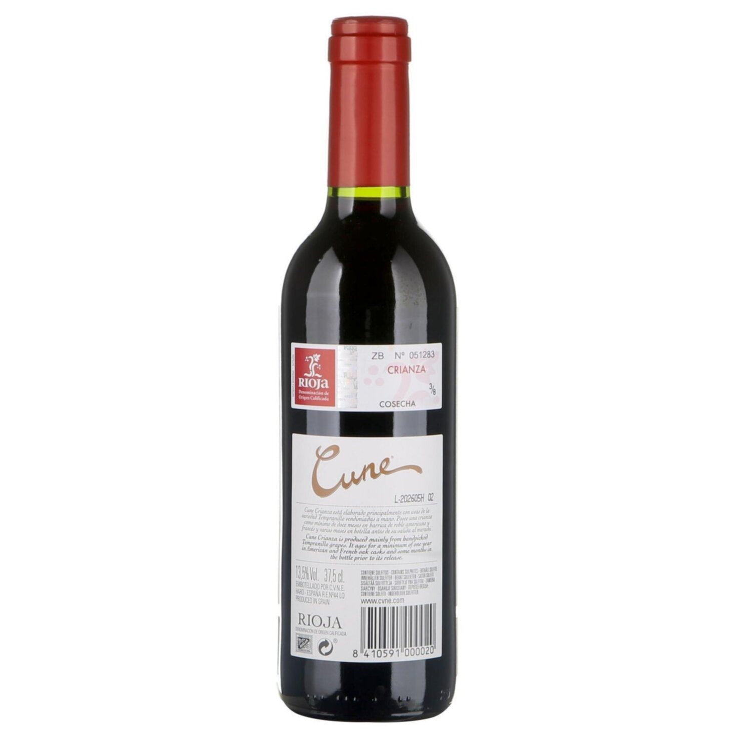 Rioja DOCa Crianza Cune -37.5cl