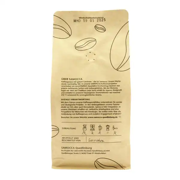 Premium Direktkaffee Sheka Forest ganze Bohnen