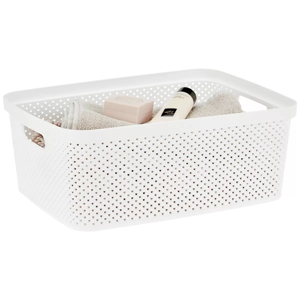 Aufbewahrungskorb Diamond Luca Bessoni weiss