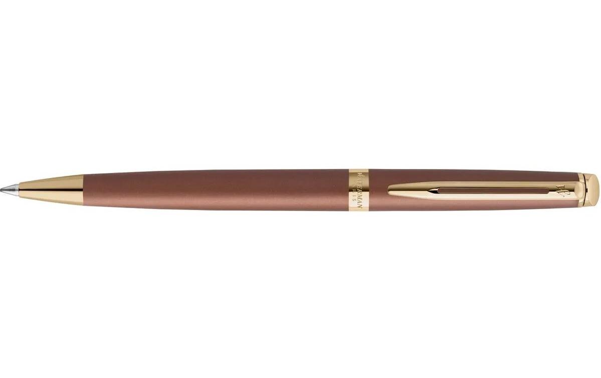 Kugelschreiber Hémisphère Understated Edit, Kupferrot, M<br>Fachmännisch gestaltete Kugelschreiberspitze mit schnell trocknender Tinte für geschmeidiges Schreiben