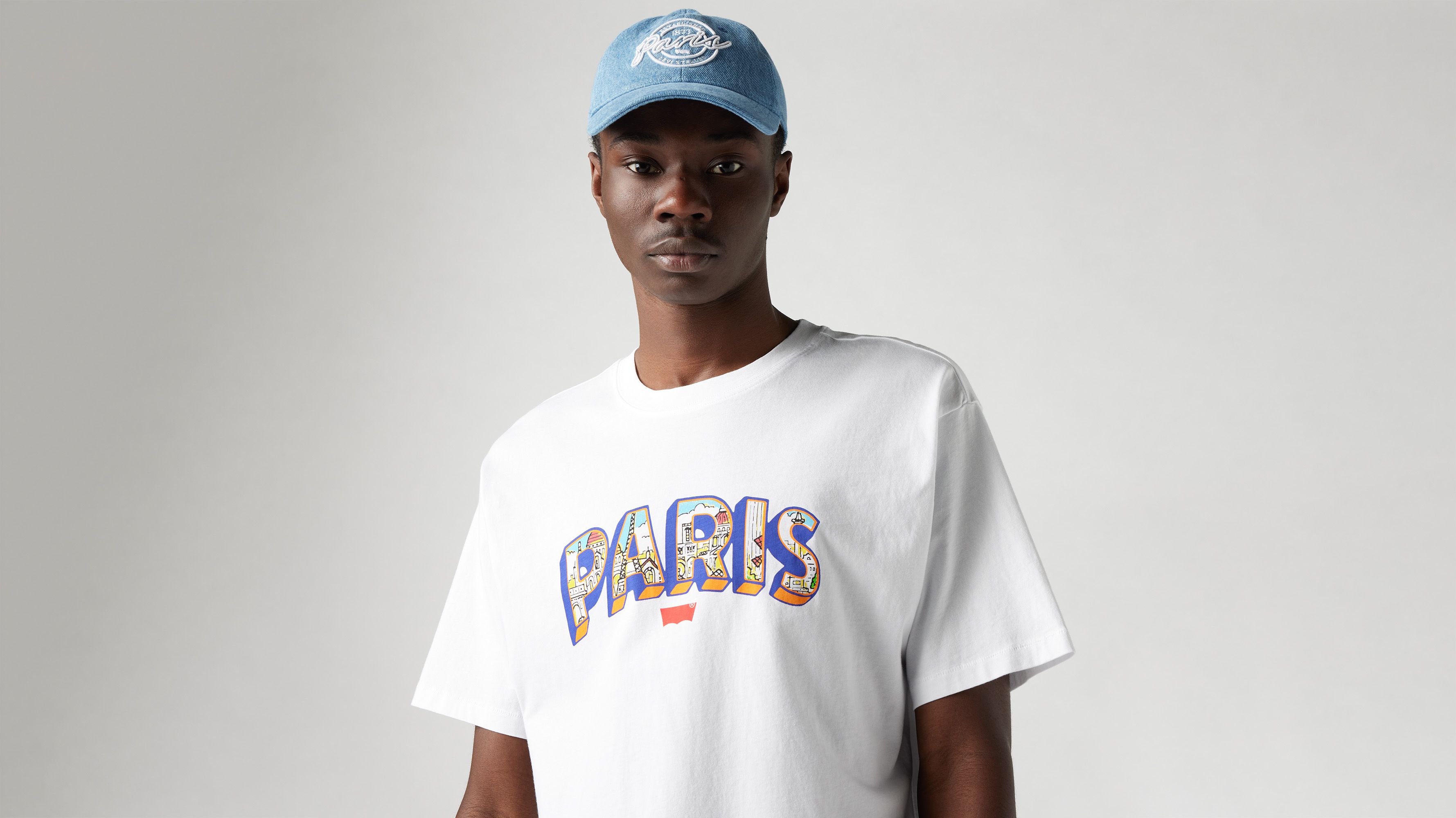 Levi's® Red Tab™ T-shirt vintage - Vintage Tee 01 White + Jersey - Blanc