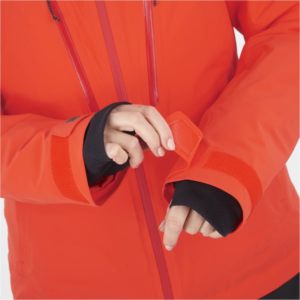 Veste de ski SALOMON BRILLIANT JACKET W CHERRY TOMATO