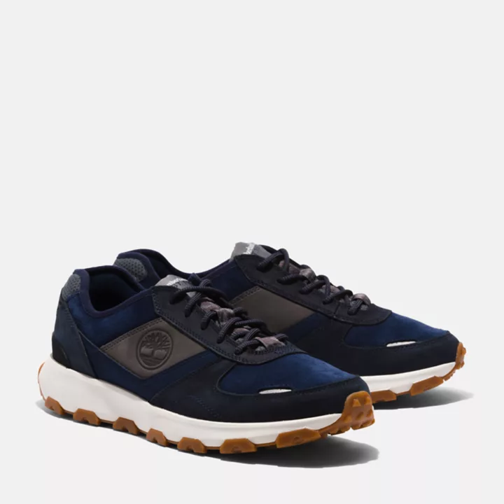 Basket Winsor Park pour homme en bleu marine