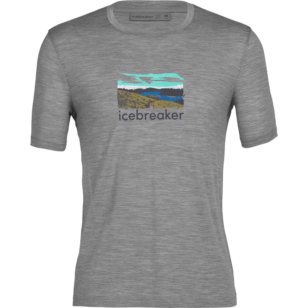 Icebreaker Tech Lite II Trailhead T-Shirt Herren metro hthr